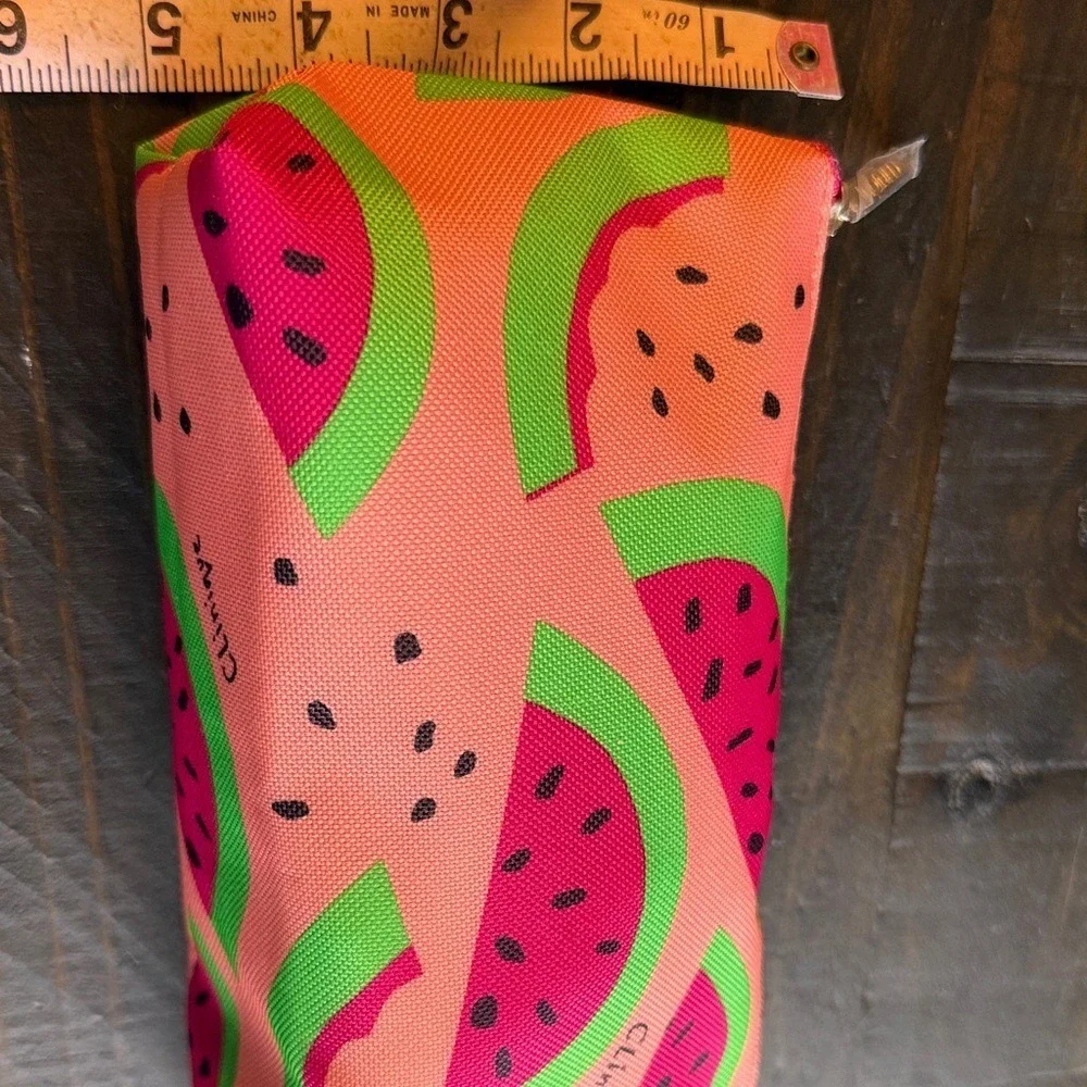 Clinique x Donald Robertson Watermelon Cosmetic Pouch
